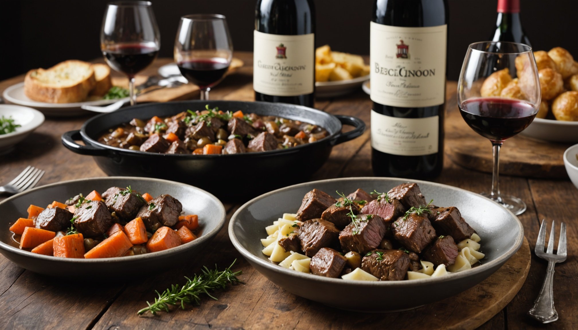 Vos questions sur les accords avec le bœuf bourguignon